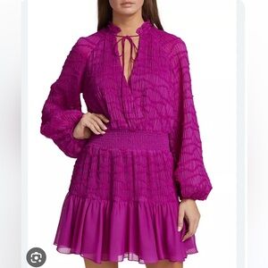 ML Monique Lhuillier chiffon dress, NWT